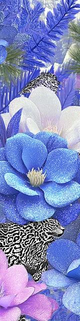 Free printable Christmas bookmarks of winter flowers and pine leaves